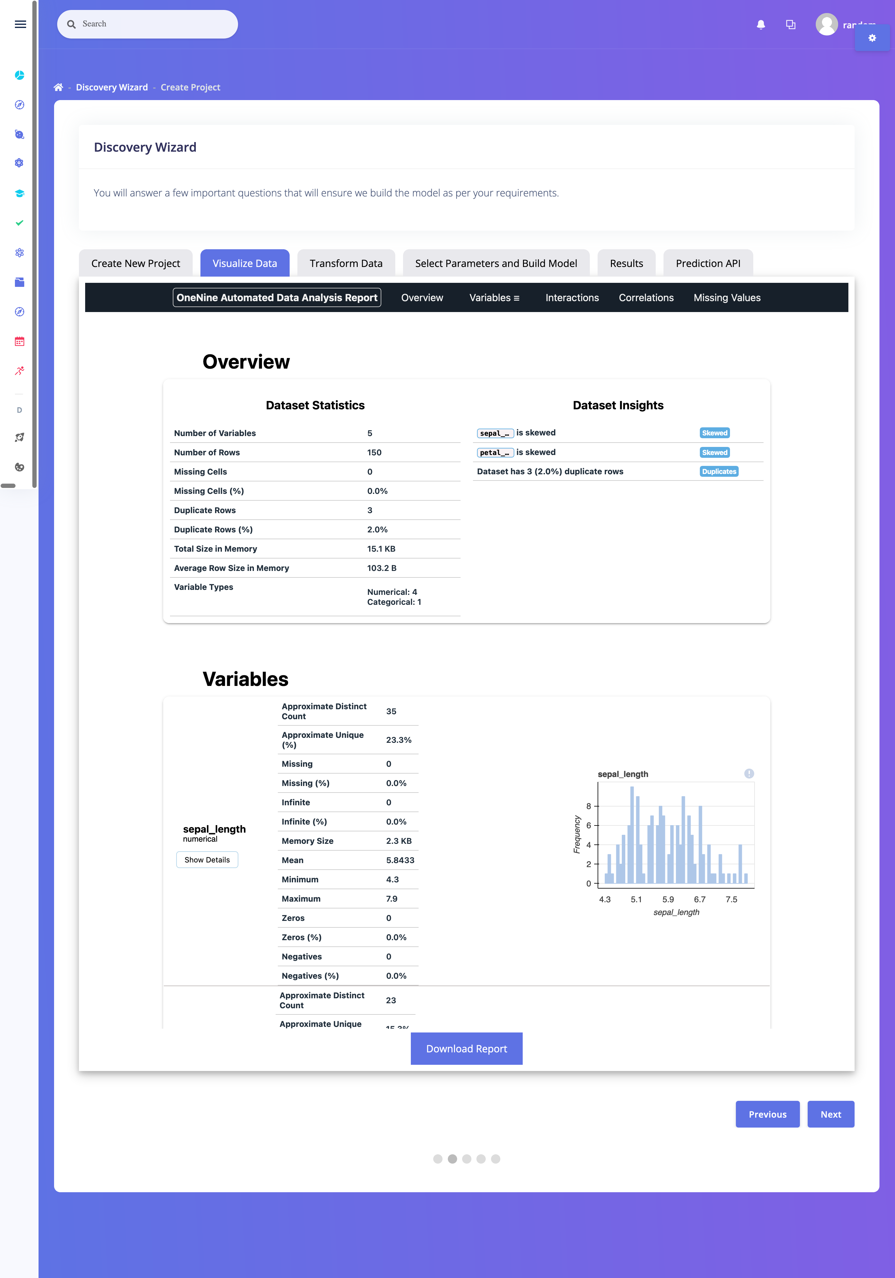 Discovery-Visualize-Data